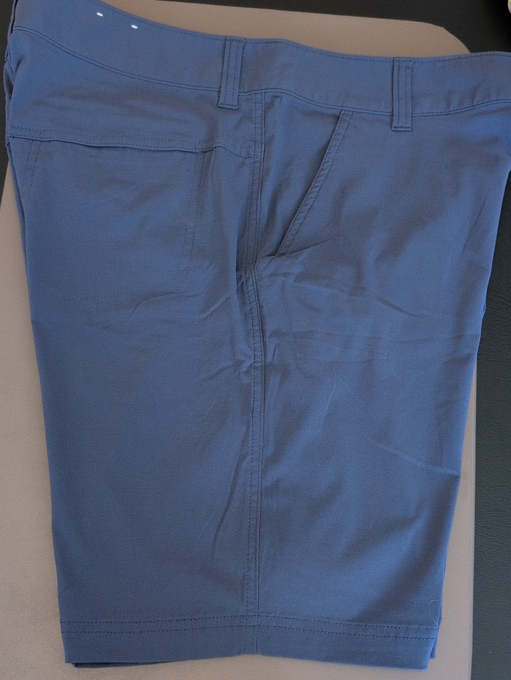 Columbia Women's Dark Blue Bermuda Shorts with Dual Button Waist - Picture 12 of 12